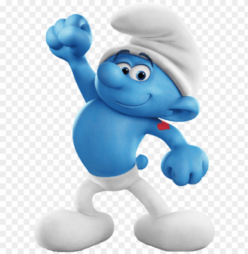 at the movies, cartoons, smurfs, hefty smurf fist in the air, 