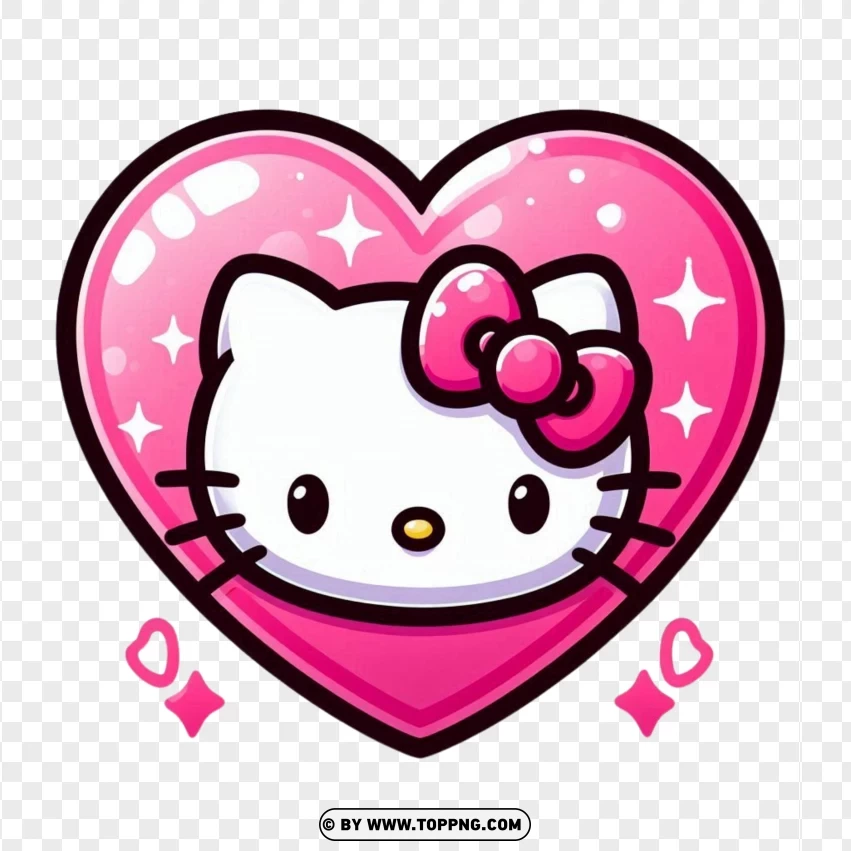 Hello Kitty, Kitty  character,valentine,Cartoon ,  Illustration ,  Isolated,  Disney