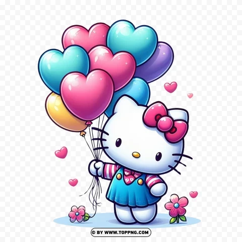 Hello Kitty PNG, Hello Kitty Transparent, Hello Kitty  PNG free,Hello Kitty Holding Heart,Hello Kitty Holding Heart balloons ,Hello Kitty Holding balloons ,Hello Kitty