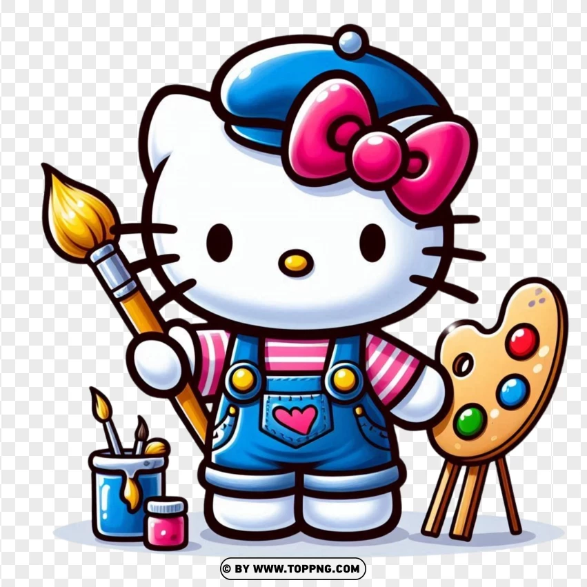 Hello Kitty,  Kitty character,art,Cartoon ,  Illustration ,  Isolated,  Disney