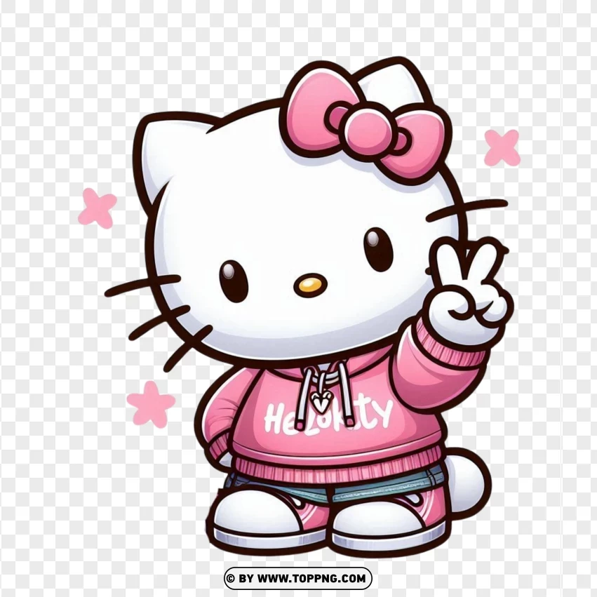 Hello Kitty,  Kitty character,Peace,Cartoon ,  Illustration ,  Isolated,  Disney