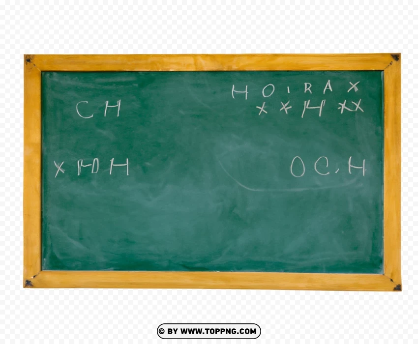 Clear Green Chalkboard In High Definition PNG Transparent Background