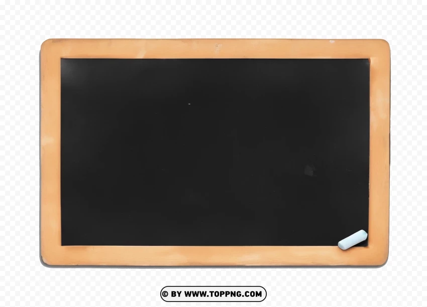 High-quality Design Of Blackboard And Wood Frame PNG Transparent Background