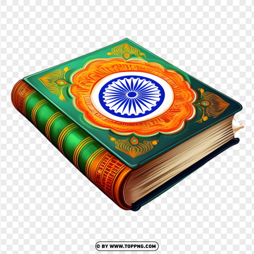 Hindi Diwas Elegant Cultural Book PNG Transparent Background