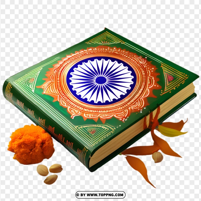 Hindi Diwas Historic Architecture Flag Book PNG Transparent Background