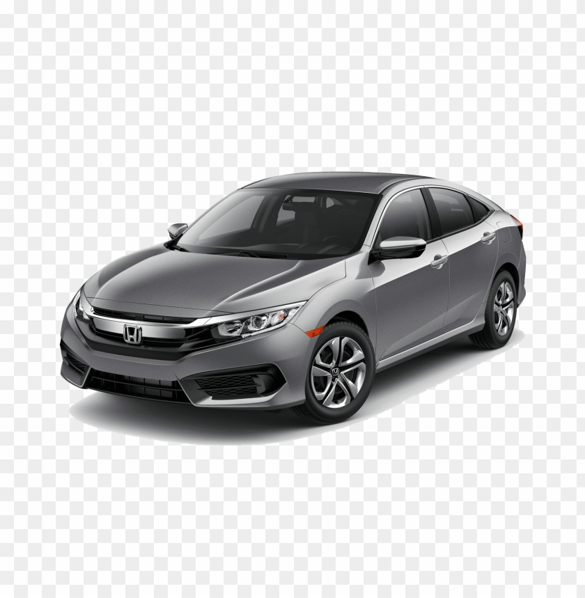 automobile, sedan, car, Honda, vehicle, gray, transportation