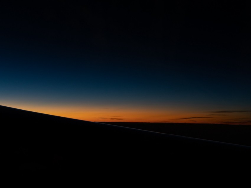 horizon, night, sunset, sky, dark