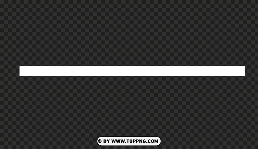 Horizontal White Line PNG Transparent Background