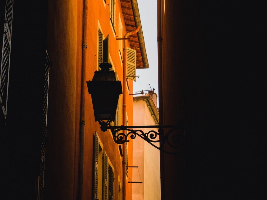 house, building, lantern, texture, lane