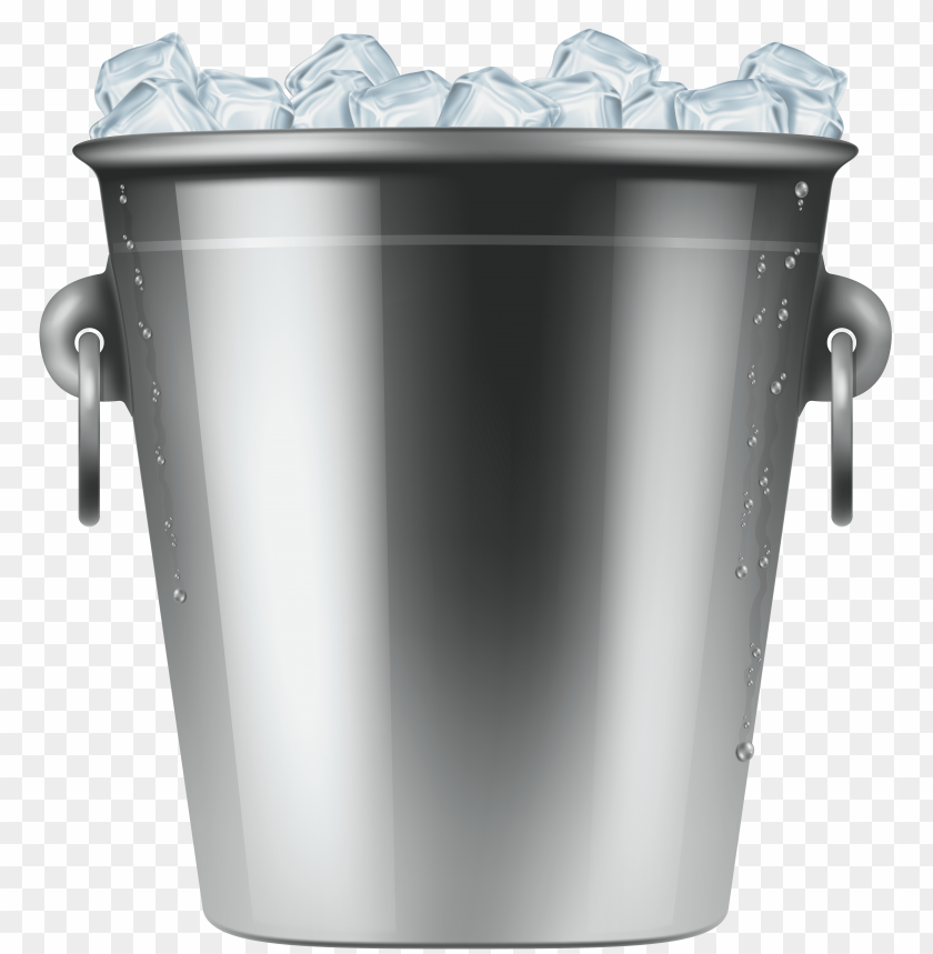 bucket, ice