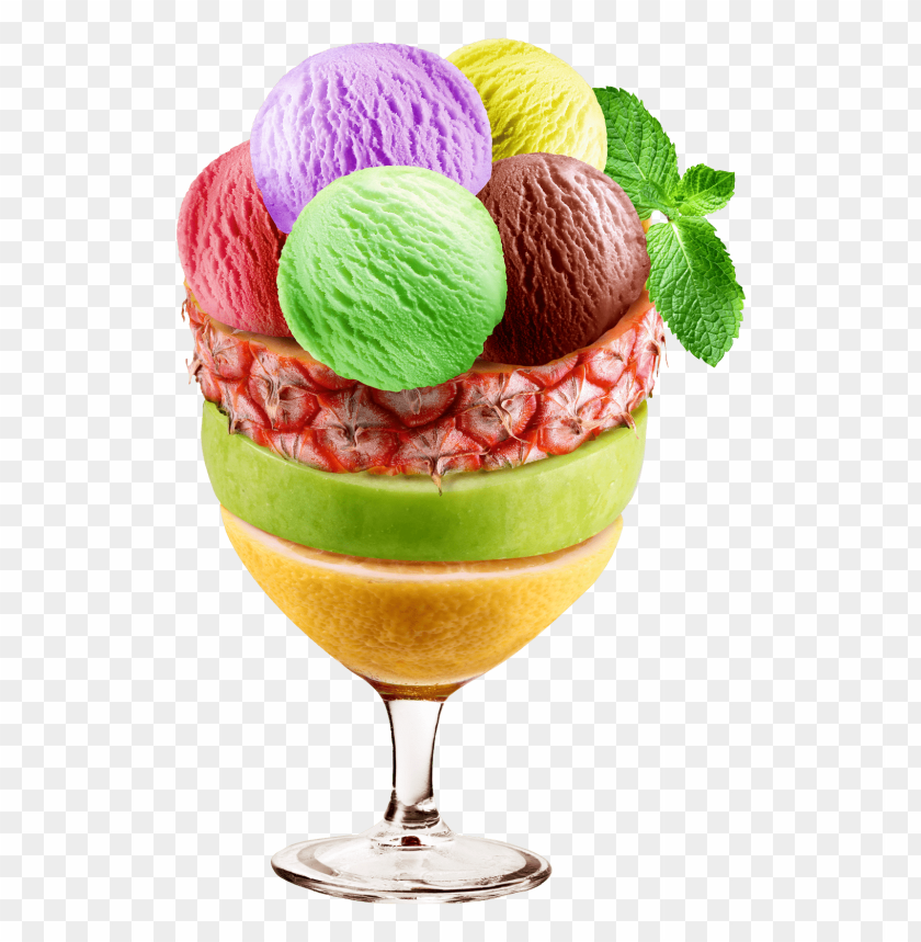 desserts, ice cream, tropical flavors, fruit toppings, frozen treats