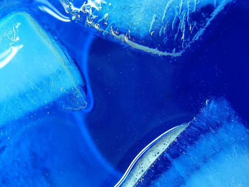 ice, macro, water, liquid