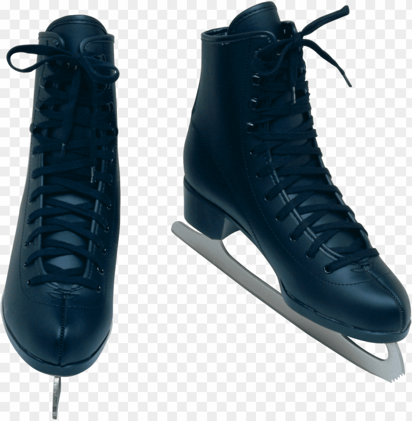 
ice skates
, 
ice
, 
skates
, 
boots with blades
, 
while ice skating
, 
leather straps
