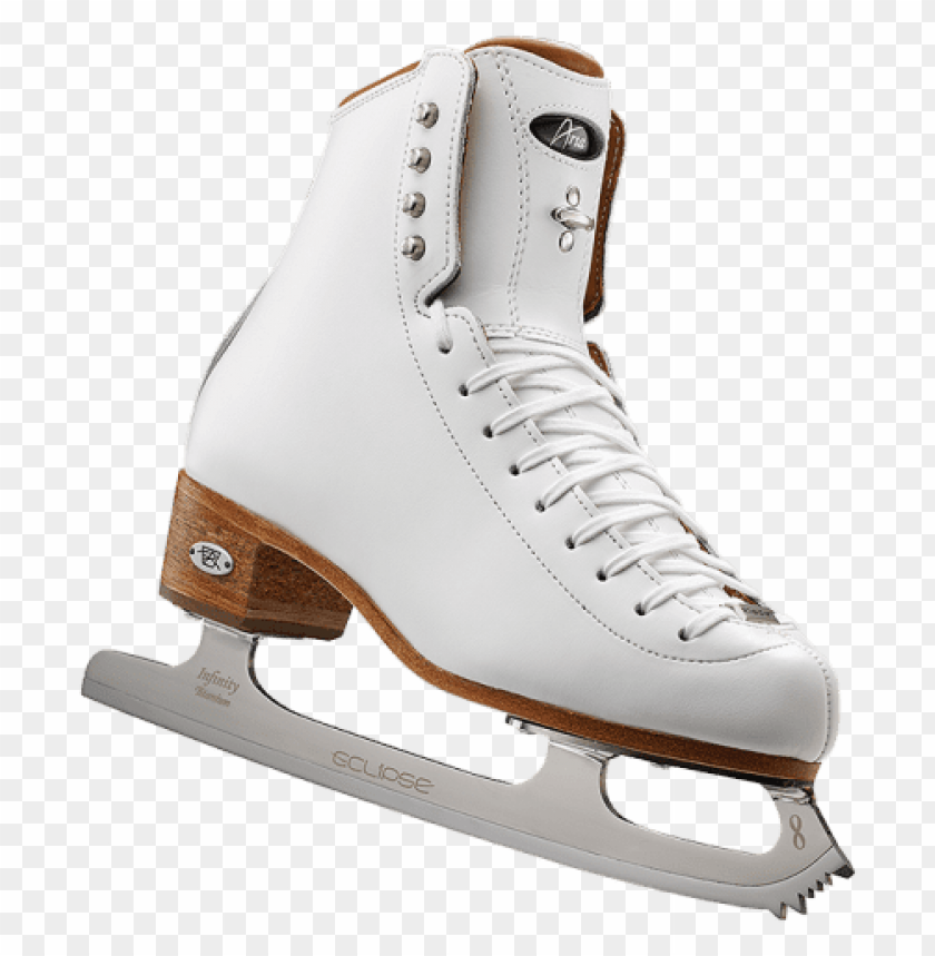 
ice skates
, 
ice
, 
skates
, 
boots with blades
, 
while ice skating
, 
leather straps
