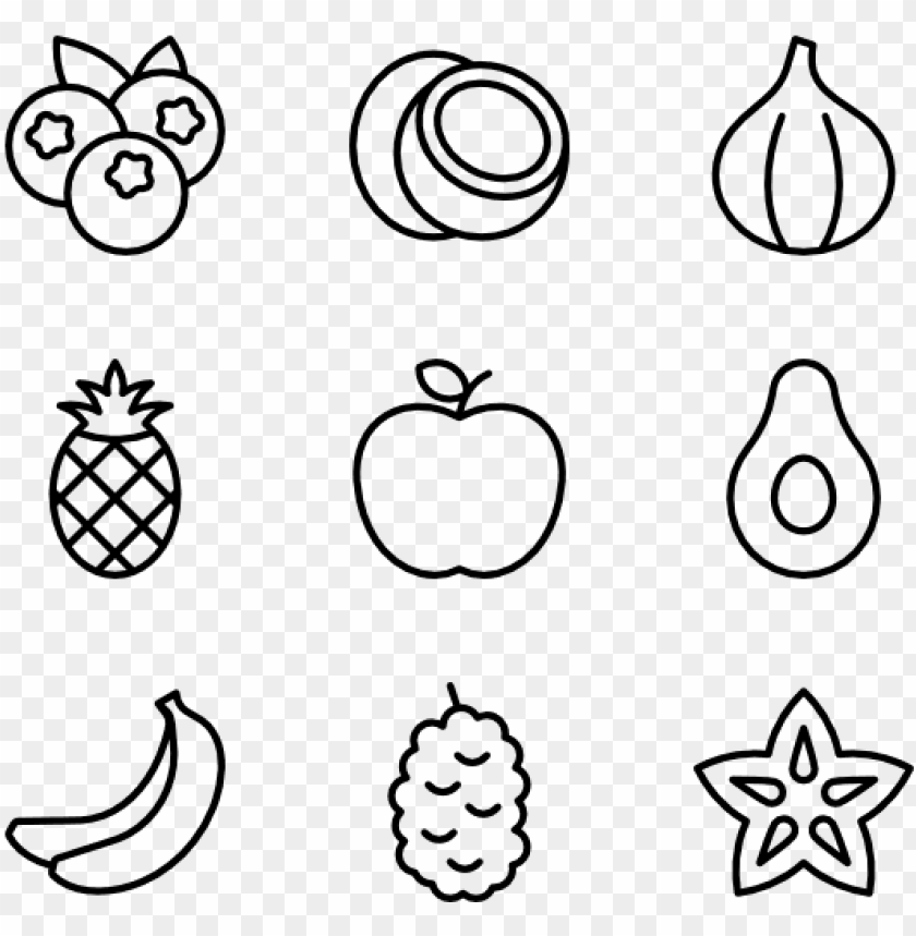 Icon Vector Apple Fruit PNG Transparent Background