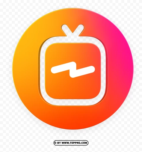 Igtv Logo Circle Transparent Png 3d Design - Image ID 488894 | TOPpng