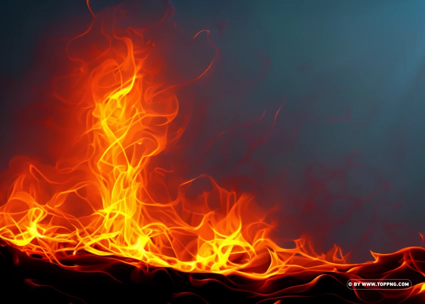 Illuminated Ignition A Striking Visual Display Of Fire And Flames No PNG Transparent Background