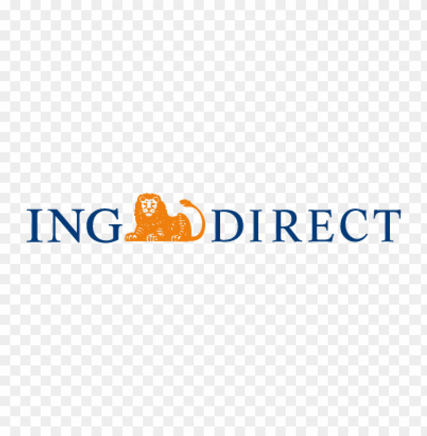 Ing Direct Vector Logo PNG Transparent Background