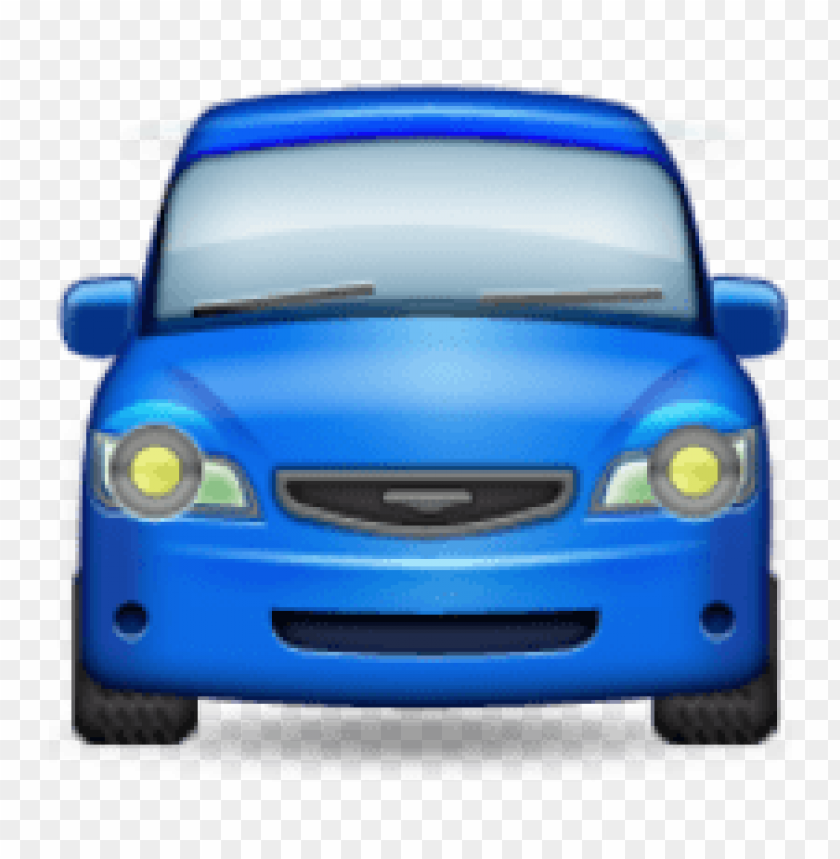 ios, emoji, oncoming, automobile