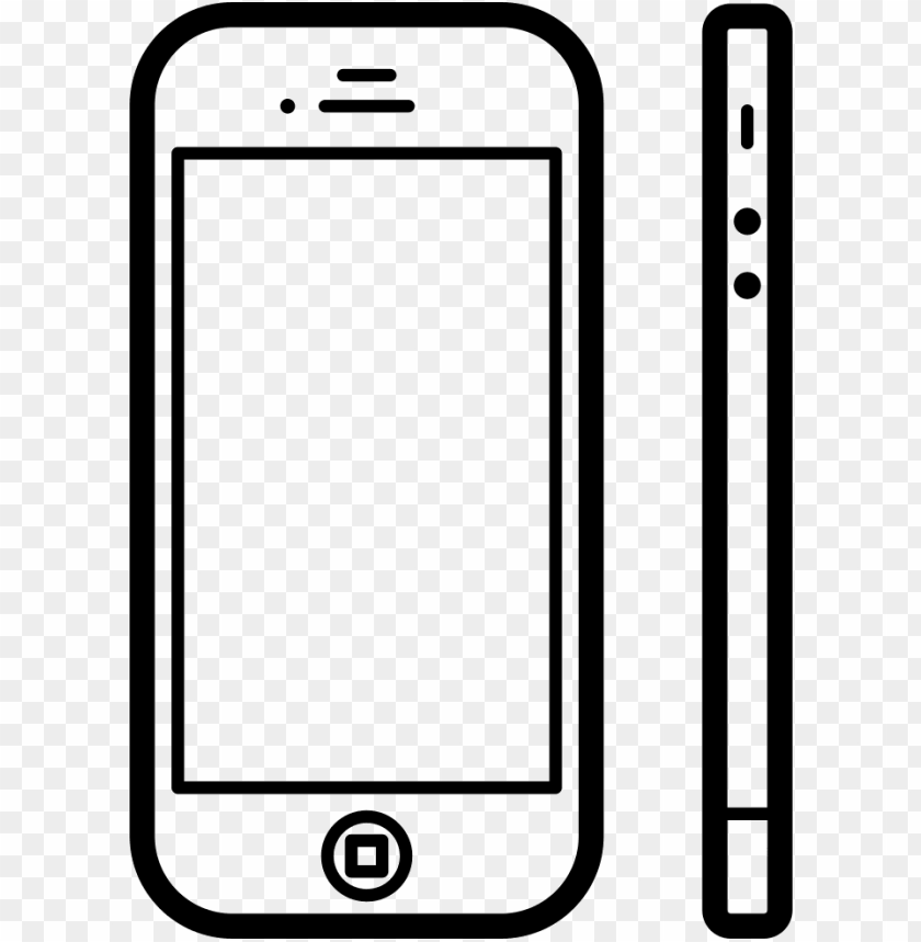 Iphone Side View Vector PNG Transparent With Clear Background ID 88213 ...