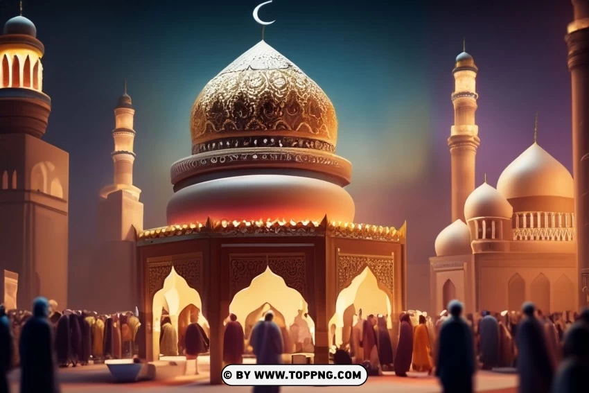 Islamic Festivity Mawlid Al-nabi Vector Graphics In Hd PNG Transparent Background