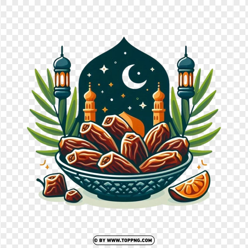 Islamic , Ramadan Food , Dried Date,Isolated , Celebrate , Religion , Iftar 