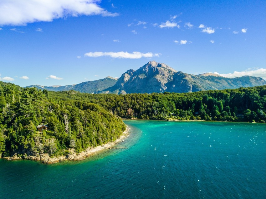 island, sea, ocean, aerial view, trees, greens