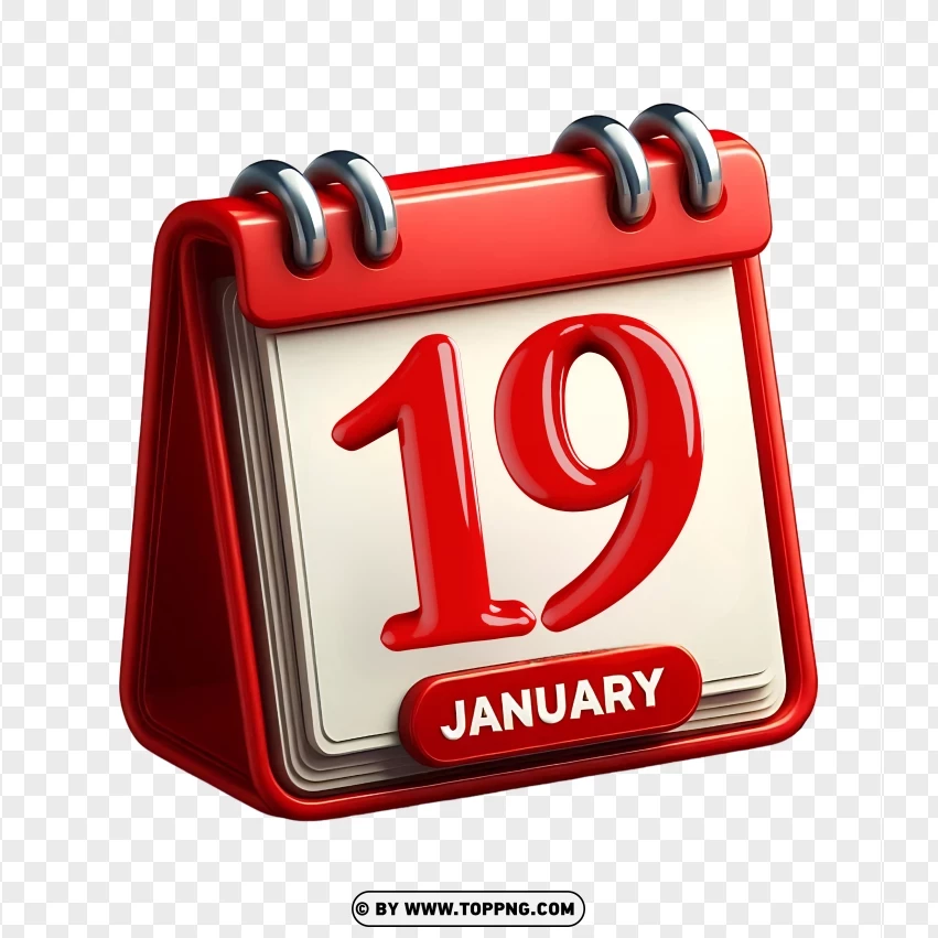 Calendar ,January 19th,Date