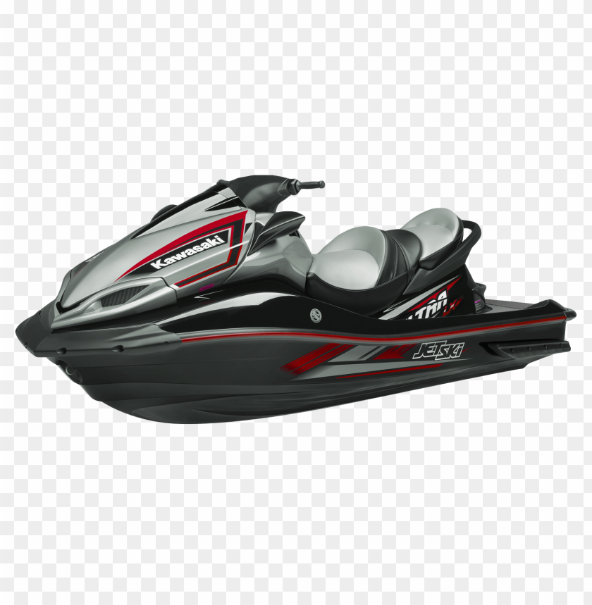 Jet Ski, Black and Red Jet Ski PNG, watercraft, sport