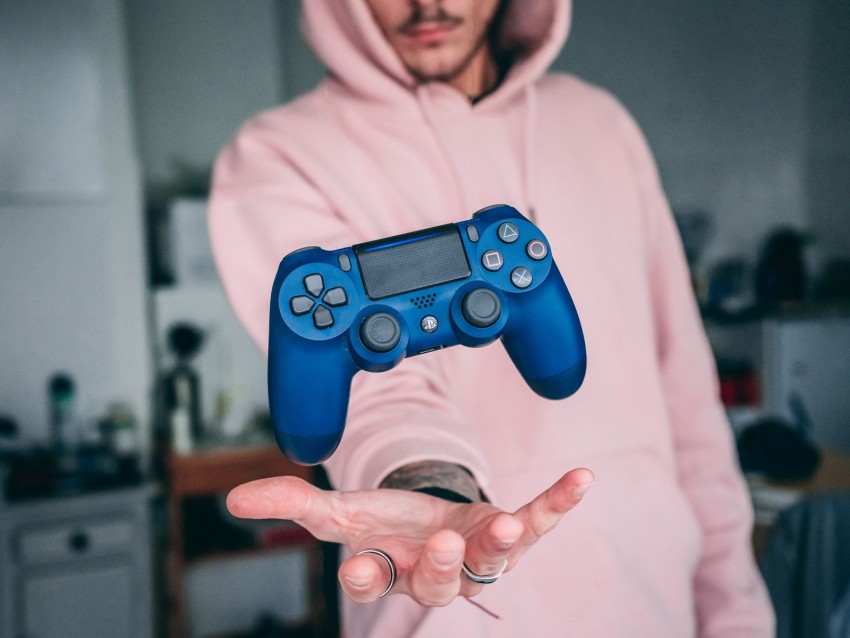 joystick, gamepad, hand, levitation