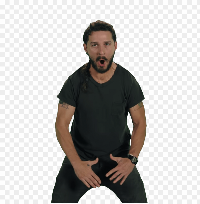 Just Do It Shia Labeouf PNG Transparent Background