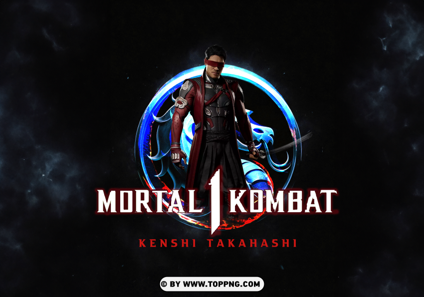 Kenshi Takahashi Mortal Kombat 1 Yakuza PNG Transparent Background