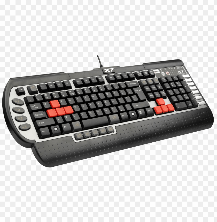 Gaming Keyboard PNG, computer accessory, input device, object