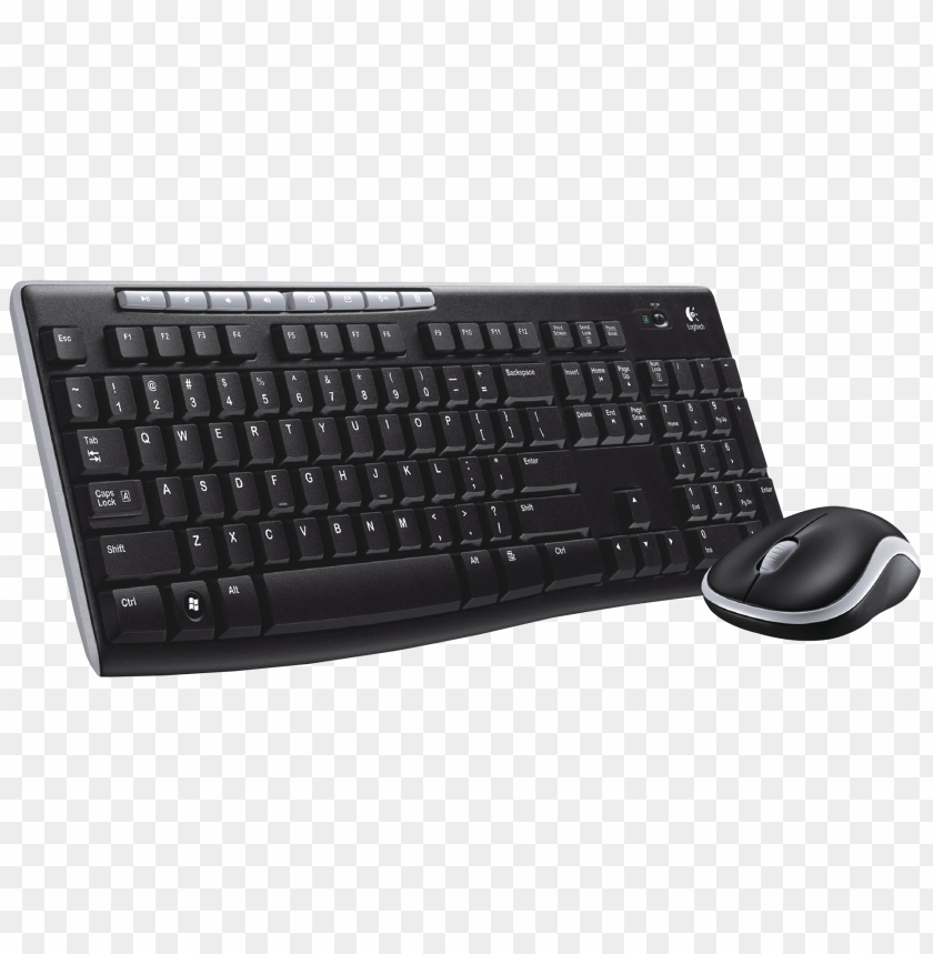 Wireless Keyboard PNG, computer accessory, input device, object