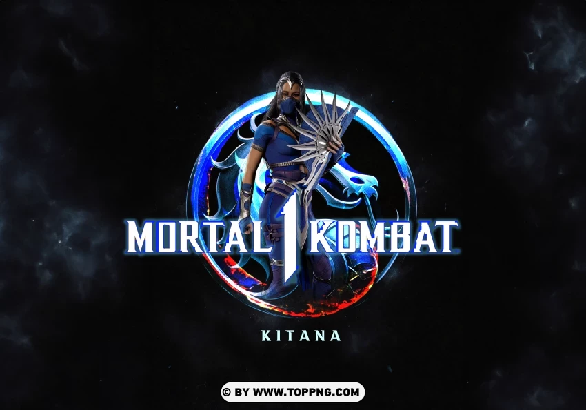 Kitana, Frosty Fighter, Gaming Character, Warrior, Fighting Game Icon, Video Game Fighter, Ice-Cold Warrior