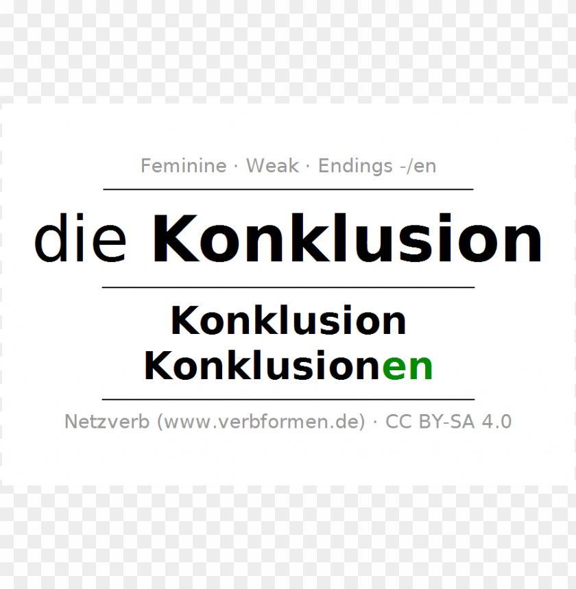 konklusion