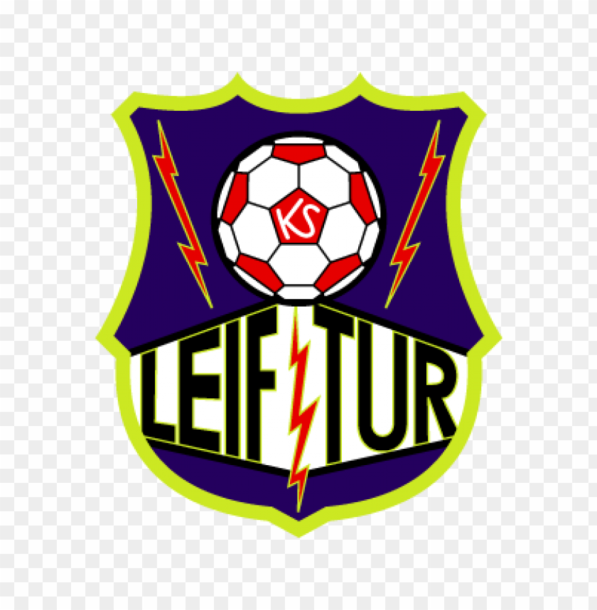 Leiftur, football club logo, Icelandic soccer, sports emblem, team insignia