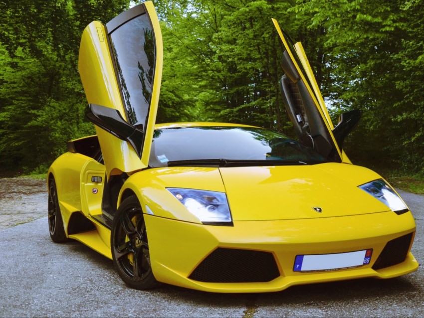 Lamborghini Murcielago Lp640 Lamborghini Murcielago Lamborghini Sports Car Yellow Background