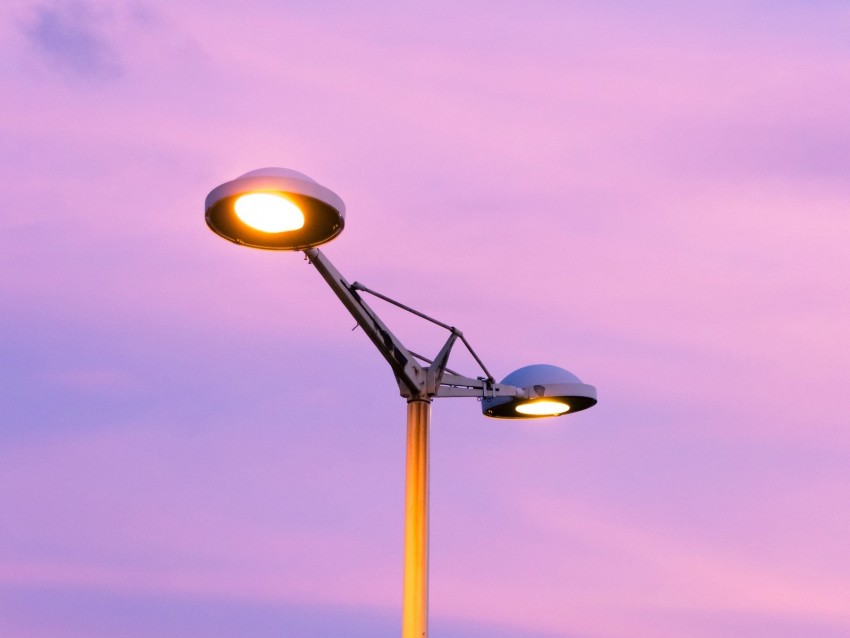 lamppost, lantern, bulbs, light, lighting