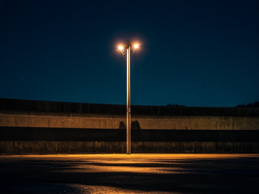 lamppost, lantern, night, light, lighting, sky