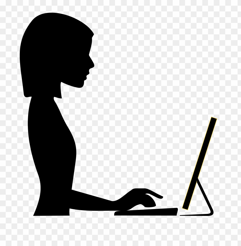 laptop silhouette png, silhouette,laptop,png