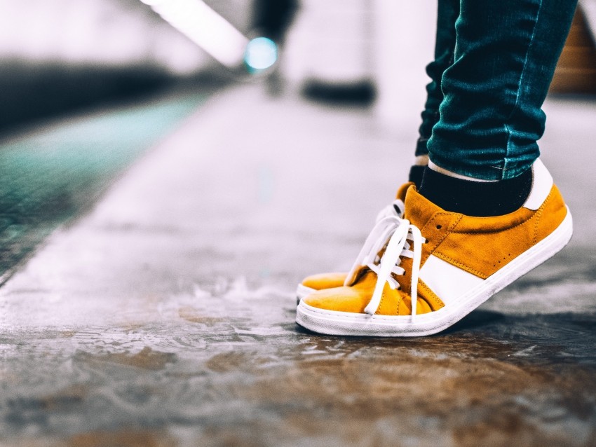 legs, sneakers, shoes, style, brown, white