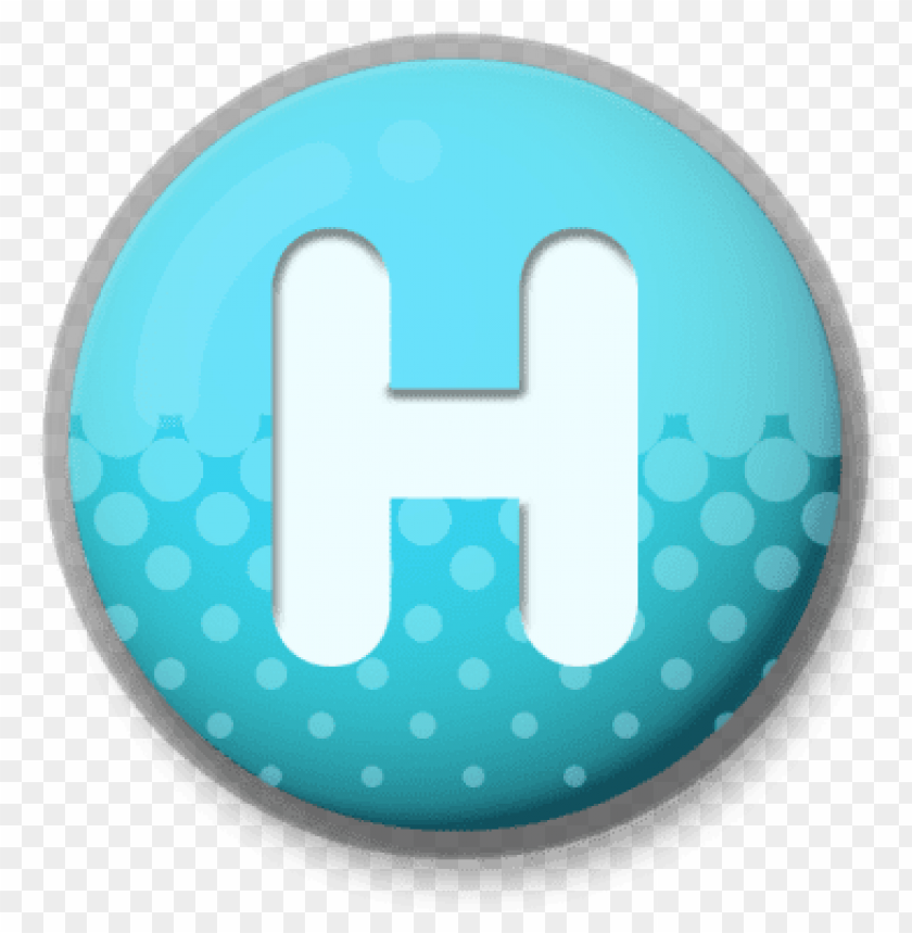 miscellaneous, letter roundlets, letter h roundlet, 