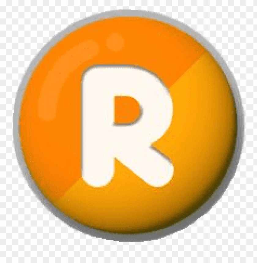 miscellaneous, letter roundlets, letter r roundlet, 