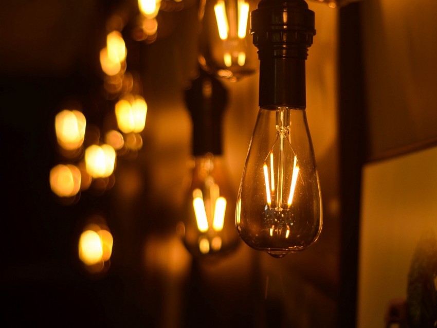 light bulbs, light, lighting, glow, electric