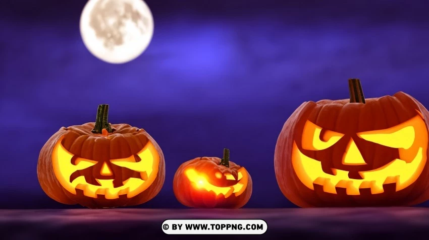 Light Up The Night Jack-o-lanterns PNG Transparent Background