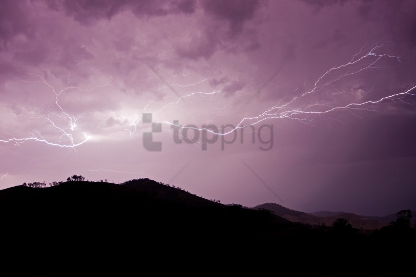 Lighting Cloud PNG Transparent Background