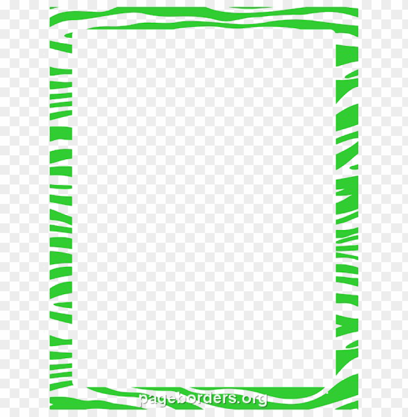 Borders, Decorative, Nature-themed, Green, Printable