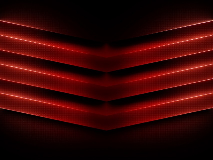 lines, red, glow, dark, black