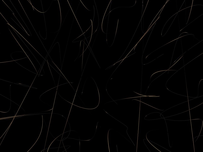 Lines Strokes Tortuous Tangled Dark Background